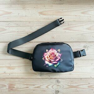 Watercolor Rose – Fanny Pack